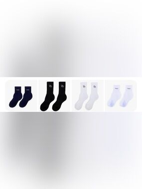 Draco Socks 4 pair  Black and White NWT IN PACKAGE